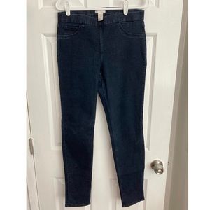 H&M Mid-Rise Dark Blue Skinny Jeans size 12
